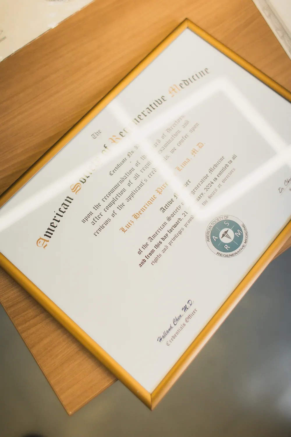 Certificado de titulação do Dr. Luiz Henrique Pires de Lima 9