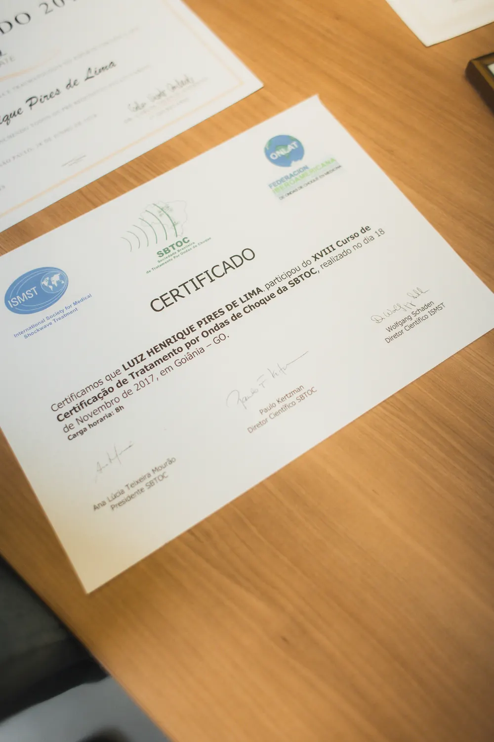 Certificado de titulação do Dr. Luiz Henrique Pires de Lima 6